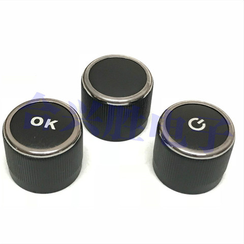 25mm diameter, universal D type 6mm inner hole, exquisite car navigation audio, CD volume knob, hat, OK + boot icon ► Photo 1/5