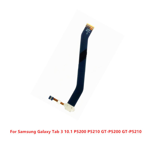 USB Charging Port Charger Jack Connector Dock With Mic Flex Cable For Samsung Galaxy Tab 3 10.1 P5200 P5210 GT-P5200 GT-P5210 ► Photo 1/1