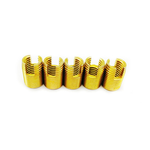 Self Tapping inserts M2 M2.5 M3 M4 M5 M6 M8 M10 M12 M14 Carbon Steel threaded insert thread repair kit Nut Repair helicoil ► Photo 1/5