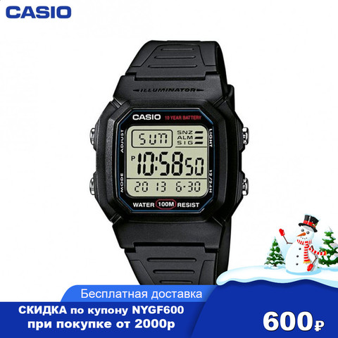  Quartz Wristwatches Casio W-800H-1A mens waterproof watch wrist watches accessories	 Plastic strap 	 ► Photo 1/6