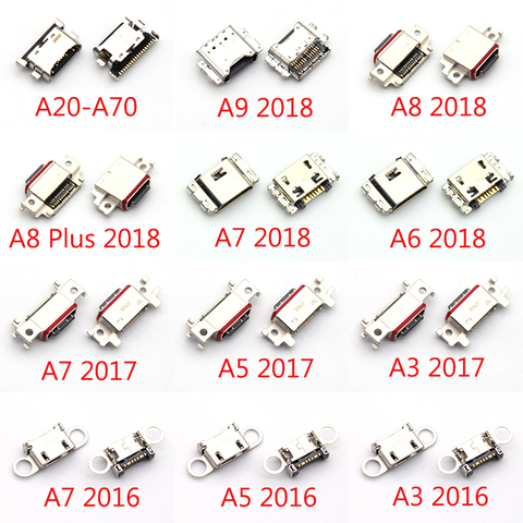 1pcs For Samsung Galaxy A70 A50 A40 A30 A20 A10 A9 A8 A7 A6 A5 A3 2022 2017 2016 Micro USB Charging Connector Port Socket Jack ► Photo 1/1