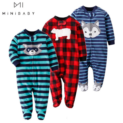 Brand baby Romper girls rompers kids spring clothes newborn boys baby body girls Fleece Cartoon clothing  long sleeve clothes ► Photo 1/6