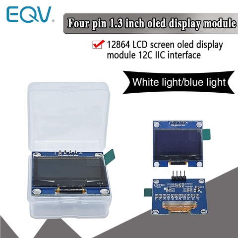 1.3 inch oled IIC Serial White Blue OLED Display Module 128X64 I2C SSD1306 12864 LCD Screen Board VDD GND SCK SDA for Arduino ► Photo 1/6