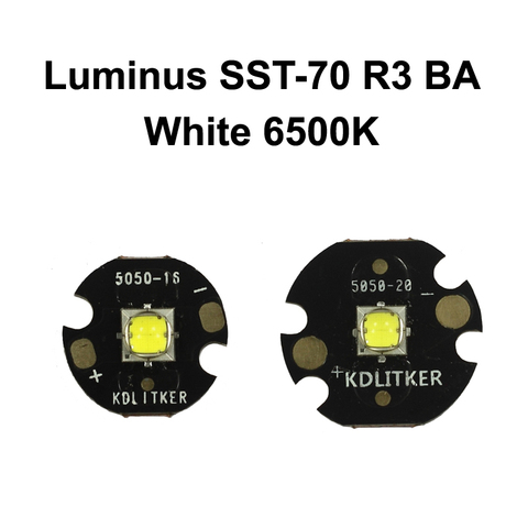 Luminus SST-70 R3 BA White 6500K LED Emitter with KDLITKER DTP Copper MCPCB (1 pc) ► Photo 1/6