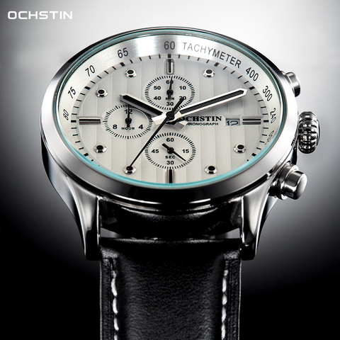 Watches Mens 2022 Luxury Top Brand OCHSTIN Sports Waterproof  Date Chronograph Quartz Wristwatch Clock ► Photo 1/6