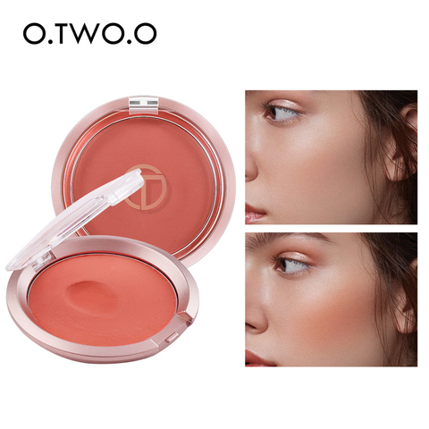 O.TWO.O Bouncy Blush Matte Makeup Lightweight Face Blusher Natural Rouge Cheek Blusher Peach Contouring For Face  Cosmetics ► Photo 1/6
