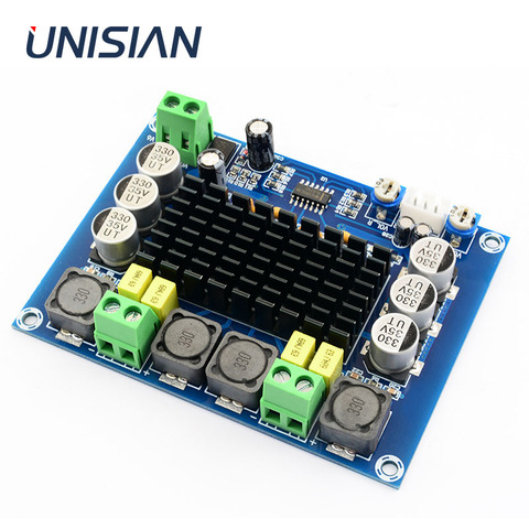 UNISIAN TPA3116 2.0 channel Audio Amplifier Board TPA3116D2 2X120W High Power Digital Stereo Audio Power Amplifiers ► Photo 1/1