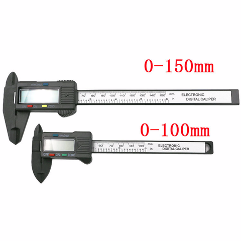 High precision electronic digital display caliper 100/150mm plastic measuring tool inner diameter outer  gauge ruler ► Photo 1/6