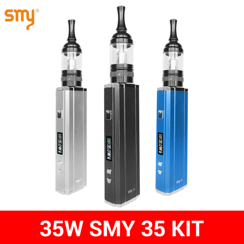 Vape SMY 35 Kit Cigarette Electronique Box Mod 900mah Battery Elektronik Sigara 35W Vaporizador Pod System SMOK GDC Tank Coil ► Photo 1/6