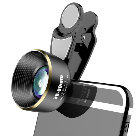 Phone Camera Macro Lens 5K HD 30-90mm No Distortion Camera Lenses for iPhone Huawei Etc. Smartphones Mobile Phone Accessories ► Photo 1/6