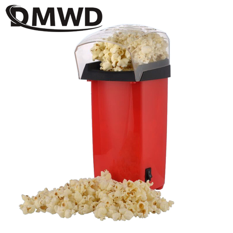 DMWD Electric Popcorn Maker Household Automatic Mini Hot Air Popper DIY Corn Popcorn Making Machine For kids Children EU US Plug ► Photo 1/1