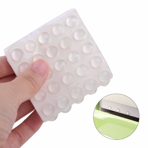 50pcs Buffer Pads Kitchen Door Domed Anti Slam Cabinet Cupboard Damper Cushion ► Photo 1/4