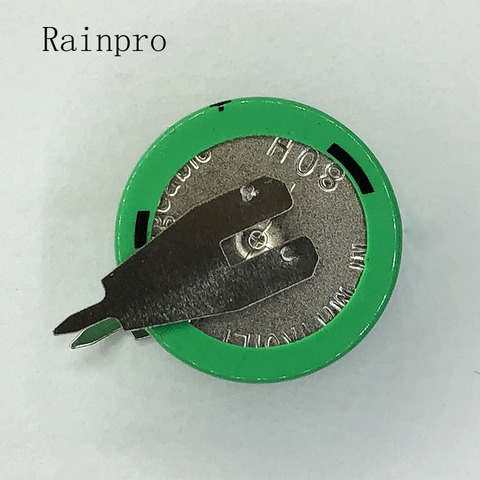 Rainpro 2PCS/LOT  1.2V 80mAh Ni-MH  Ni MH Batteries With Pins  Rechargeable Button Cell Battery for   timer ► Photo 1/5