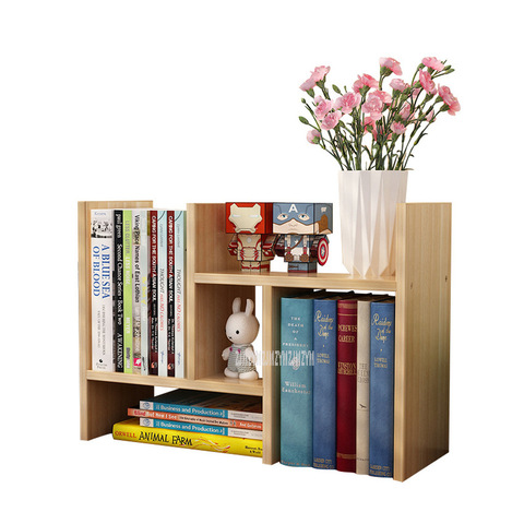 Desktop Bookshelf Simple Desk Combination Bookshelf On Table Modern Student Children Table Desktop Bookcase Storage Shelf Rack ► Photo 1/6