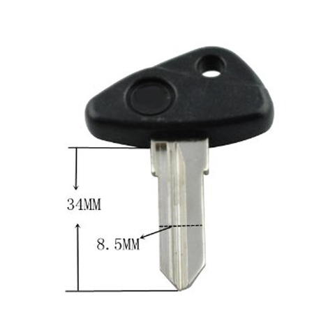 Motorcycle Key Motorbike Blank Key Uncut Blade For BMW R850R K1200LT R1100RT R1150RT 650GS 650CS 1150GS K1200GT Etc ► Photo 1/6