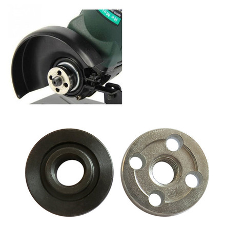 2pc/set Angle Grinder Flange nut disc Inner Outer Lock cutting Power tool replacement part for aperture 16mm-20mm circular saw ► Photo 1/6