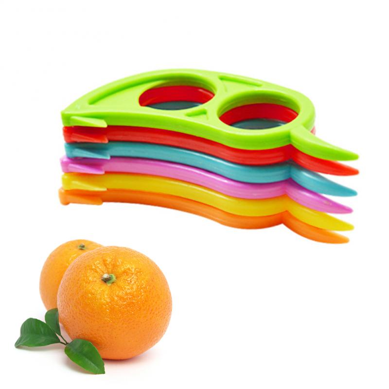 Gadget Plastic Opener  Kitchen Tool Orange Peeler Lemon Fruit Slicer Zesters 