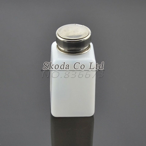 Free shipping 2pcs/lot 200ml Plastic Alcohol Bottle Soldering Flux Press Metal Cap ► Photo 1/1