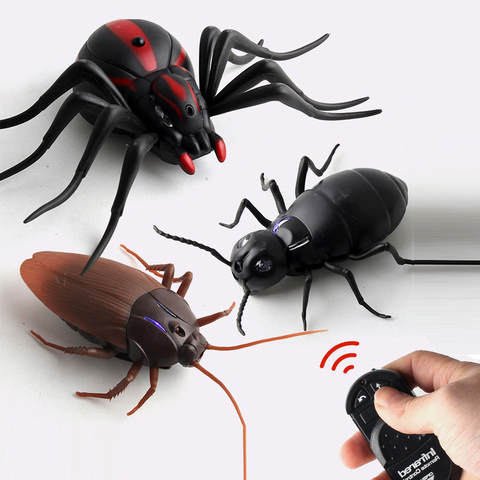 Infrared RC Remote Control Animal insect Toy Smart Cockroach Spider Ant Insect Scary Trick Halloween Toy Christmas kids Gift ► Photo 1/6