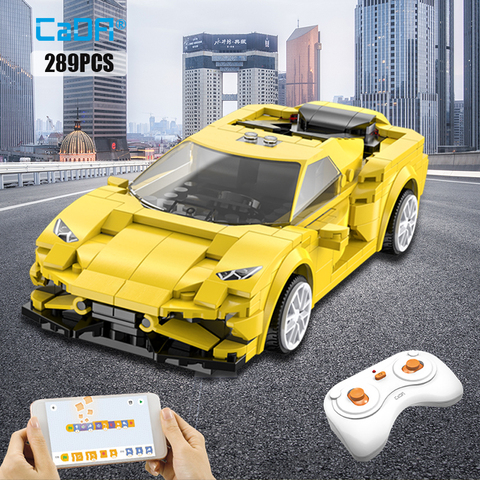 Cada City APP Programming Remote control Sports Car Model Building Blocks High-Tech RC Racing Car Bricks Gifts Toys for children ► Photo 1/6