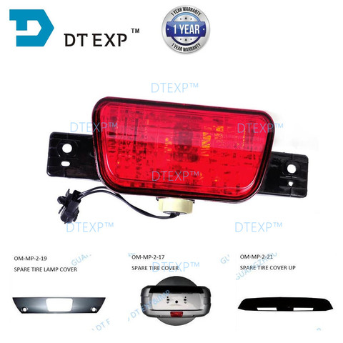 Rear Lights FOR Pajero V97 V93 Stop Lamp FOR Montero tail Lamp V98 V95 V87 with Bulb Spare Tire Lamp and cover parking sensor ► Photo 1/1