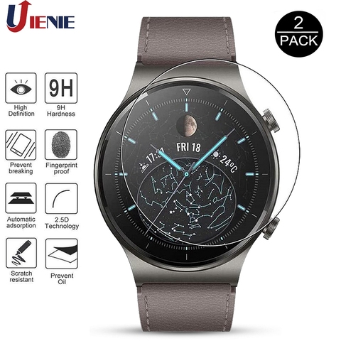 2pcs Tempered Glass for Huawei Watch GT 2 Pro GT2 Pro Smartwatch Screen Protective Film Water-proof Anti-Scratch Glass ► Photo 1/6