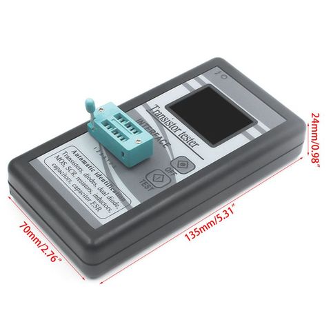 2022 New Transistor Tester Diode Resistor Inductance MOS ESR LCR Meter TFT Color Display ► Photo 1/5