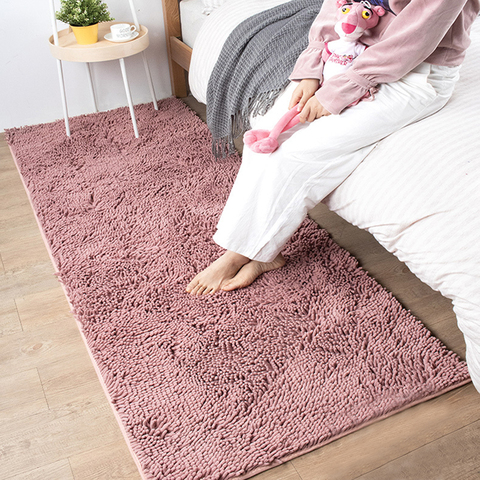 Chenille Bath Mat Anti Slip Super Absorbent Bathroom Carpet for Living Room Bedroom Rugs Kitchen Floor Mats Tapete De Banheiro ► Photo 1/6