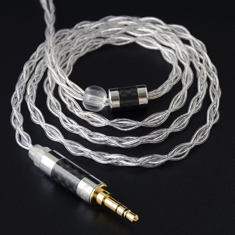 NICEHCK LitzPS 4N Litz Pure Silver Earphone Upgrade Cable 3.5/2.5/4.4mm MMCX/NX7 Pro/QDC/0.78mm 2Pin For DB3 KXXS LZ A7 ST-10s ► Photo 1/6