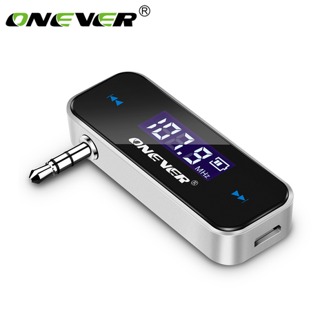 Wireless Mini FM Transmitter 3.5mm In-car Car Music Audio MP3 Player Transmitter for iPhone 4 5 6 6S Plus Samsung iPad ► Photo 1/6