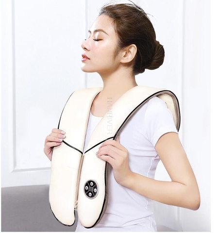 Electric Heating Neck Massager Car Home Infrared KneadingTherapy Ache Shoulder Back Massageador Relax Massage the shawl with a b ► Photo 1/6