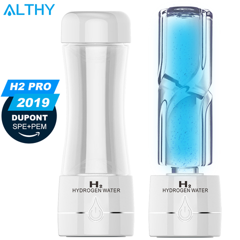 ALTHY H2 PRO DuPont SPE PEM Dual Chamber Hydrogen Water Generator Bottle Maker lonizer Electrolysis Rich Max 3000ppb ► Photo 1/6