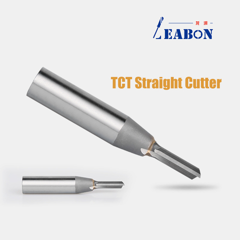 1/2 Inch Shank TCT Straight Milling Cutter Imported Tungsten Steel CNC Router Bit for Plywood MDF Particle Hard Wood Board ► Photo 1/6