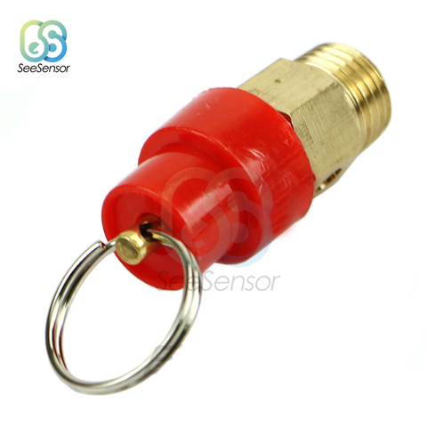 1/4'' BSP Thread 1/3/4/5/6/7/8/10KG Air Compressor Safety Relief Valve Pressure Release Regulator For Pressure Piping ► Photo 1/4