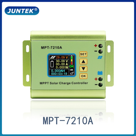 JUNTEK MPT-7210A mppt controller solar battery charger panel digital control boost voltage module charge 24V/36V/48V/60V/72V ► Photo 1/1
