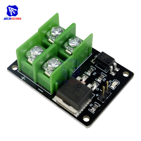 3V 5V Low Control High Voltage 12V 24V 36V Switch Mosfet Module for Arduino Connect IO MCU PWM Control Motor Speed 22A ► Photo 1/6