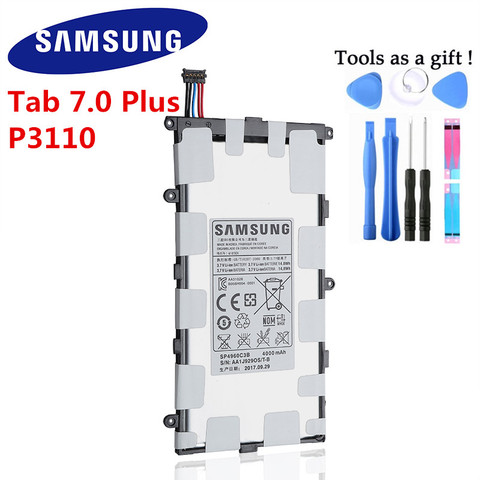 Original Battery For SAMSUNG SP4960C3B 4000mAh For Samsung Galaxy Tab7.0 Plus P3110 P3100 P6200 P6210 Replacement Tablet Battery ► Photo 1/4