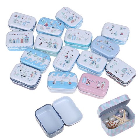 Colorful Mini Tin Box Tablet Box Mini Cute Medicine 7 Days Weekly Storage Pill Case Organizer Health Care Pill Box 2 Size ► Photo 1/6