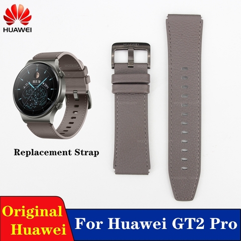 Original Replacement Genuine Leather Strap for Huawei GT2 Pro Watch Band Leather Wrist Band ► Photo 1/4