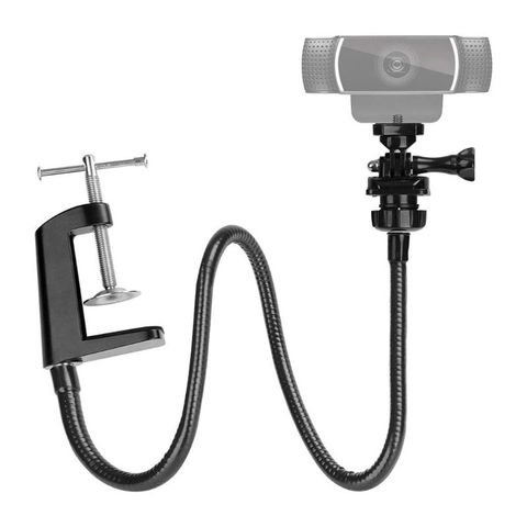 Camera Bracket with Enhanced Desk Jaw Clamp Flexible Gooseneck Stand for Webcam Brio 4K C925e C922x C922 C930e C930 C920 C615 ► Photo 1/6