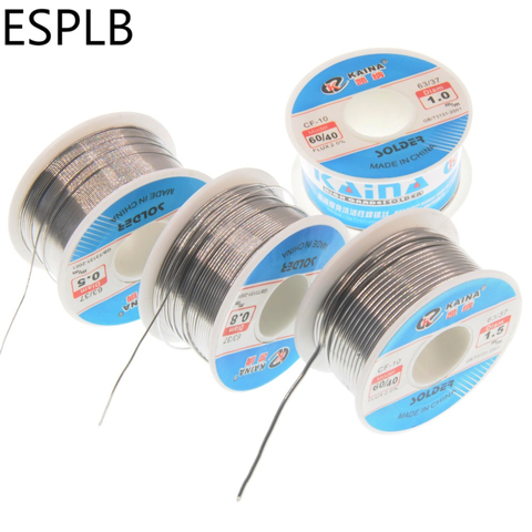 100G Solder Wire Tin 60/40 CF-10 Flux 2.0% Welding Solding Core High Brightness Rosin 0.5/0.6/0.8/1.0/1.2/1.5/2.0mm Diameter ► Photo 1/6