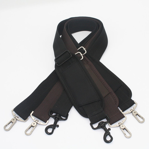 Bag Straps DIY Bag Accessories Parts Replacement Shoulder Belts Handbag Strap Long Bands With Pads Handle Silver Buckle KZ0395 ► Photo 1/5