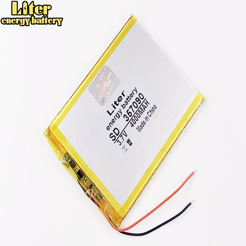 357090 TX52 TZ41 TZ42 TZ43 TZ46 TZ45 TZ53 TZ70 TZ72 TZ736 TX01 TZ02 TZ01 Tablet Battery inner 4000mah 3.7V Polymer li-ion ► Photo 1/4