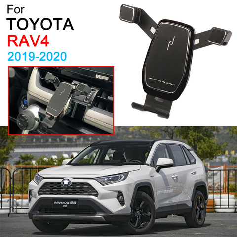 Gravity Car Phone Holder Dedicated Air Vent Mount Clip Clamp Mobile Phone Holder for Toyota RAV4 Accessories 2022 ► Photo 1/6