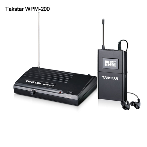 Takstar wpm-200/wpm 200 Wireless Recording studio Monitor System In-Ear UHF Wireless Headset Transmitter&Receiver,stage Monitor ► Photo 1/3