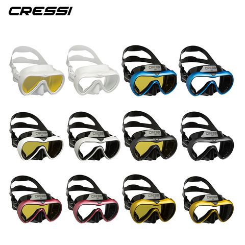 Cressi A1 Anti-Fog Diving Mask Professional Scuba Snorkeling Mask Silicone Mask for Men Women New Arrival 2022 ► Photo 1/6