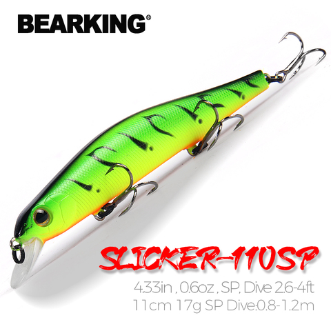 Bearking 11cm 17g magnet weight system long casting New model fishing lures hard bait dive 0.8-1.2m quality wobblers minnow ► Photo 1/6