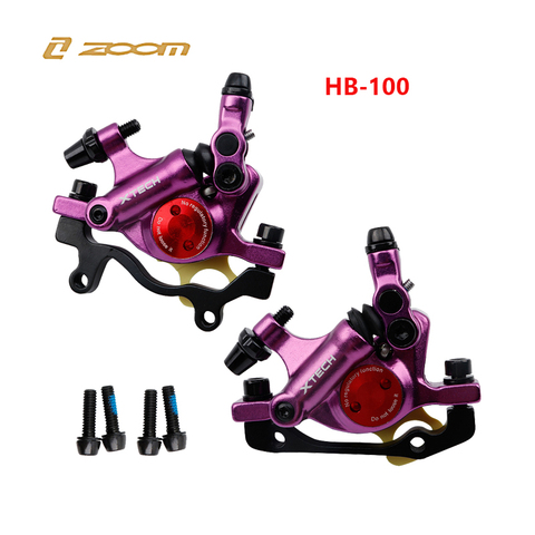ZOOM HB100 hydraulic brake，hydraulic brakes mtb Road Line Pulling Disc Brake Calipers,Brakes for bicycle，mountain bike parts ► Photo 1/6