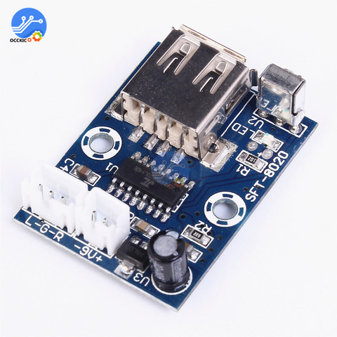 DAC Module MP3 WMA Decoder Board Audio Module USB TF Radio decodificador equipo de sonido Decoder 12V Audio Module speaker ► Photo 1/6