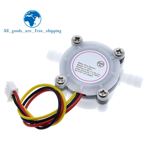 TZT New Hot  Water Coffee Flow Sensor Switch Meter Flowmeter Counter 0.3-6L/min YF-S401 ► Photo 1/6